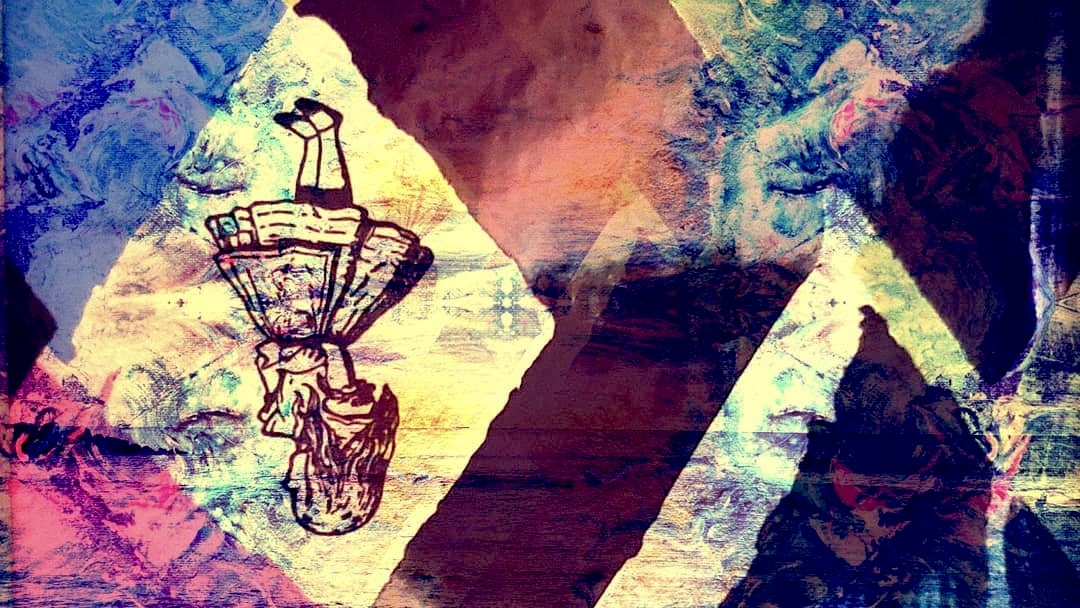 The Luminous Stream featured artwork: symbolic visionary painting by CK Alexander